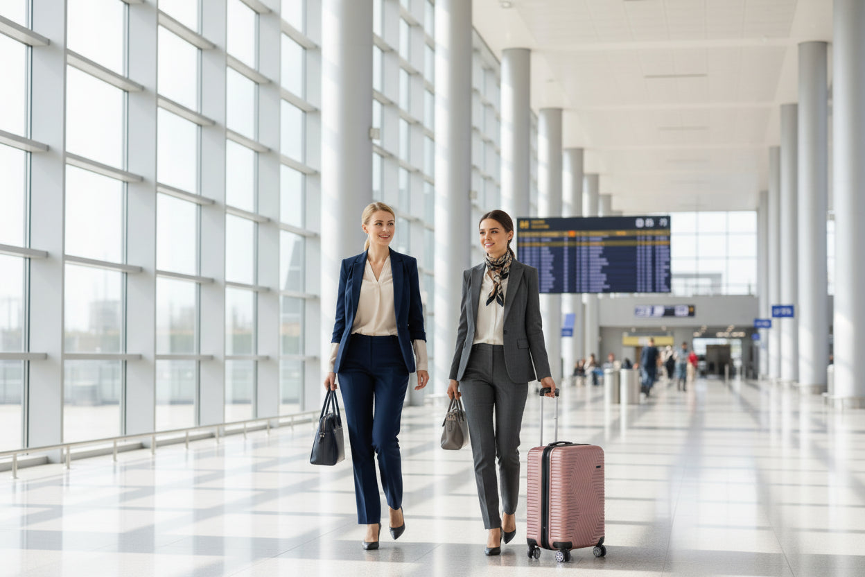 Pink Rose | Hardshell Luggage - Durable Travel Suitcase | Wanderra