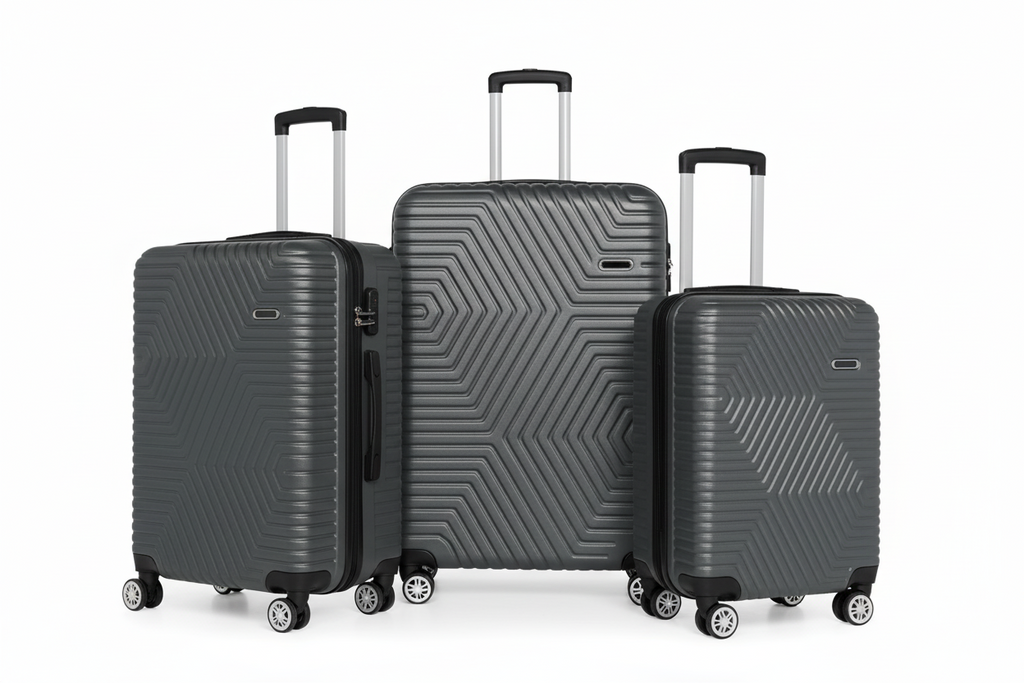 Business Grey | Hardshell Luggage - Durable Travel Suitcase | Wanderra