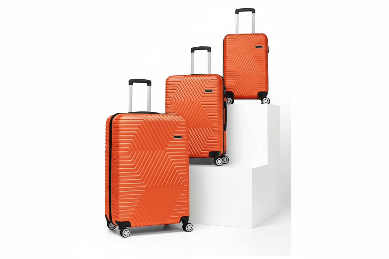Orange Blossom 3 Suitcases